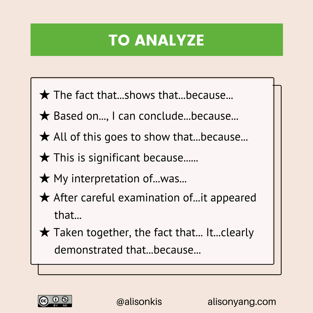 4 Report Writing Strategies & Sentence Starters - alisonyang.com