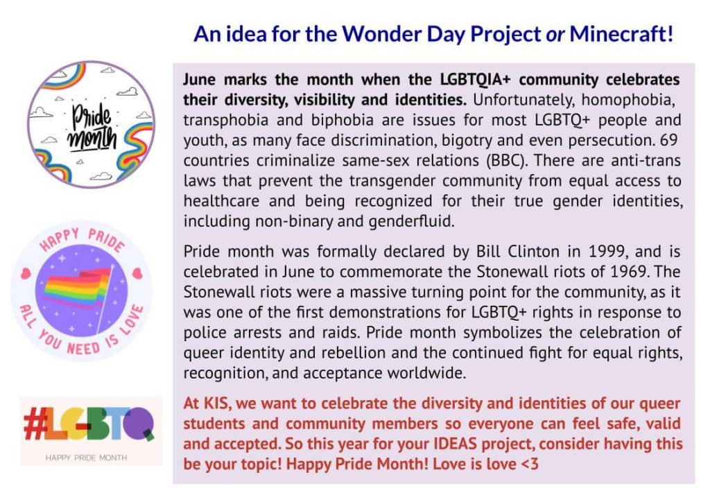 Celebrate Pride month