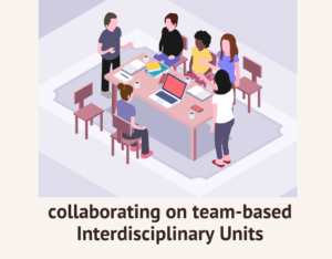 Educators collaborating on team-based Interdisciplinary Units