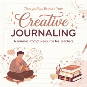 Creative journaling prompts for teachers - ThoughtPop resource